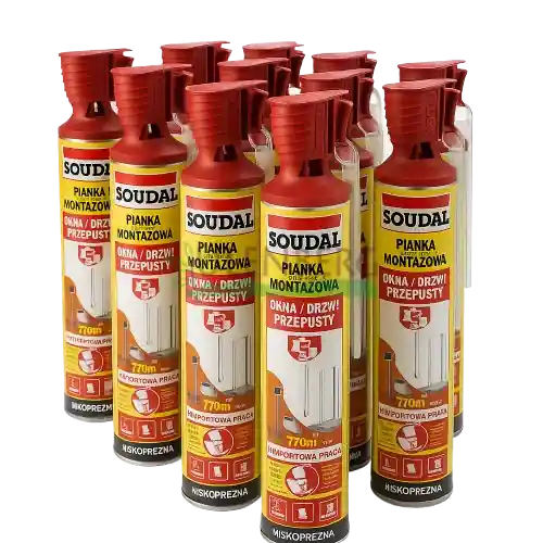 Darmowy zwrot PIANKA MONTAŻ. GENIUS GUN 770ML
