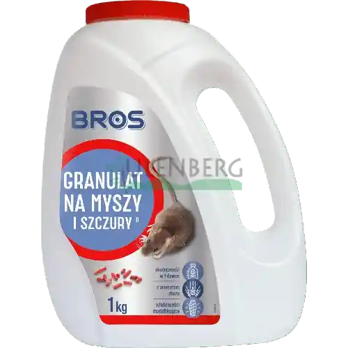 BROS - GRANULAT NA MYSZY I SZCZURY 1KG Najlepsza cena