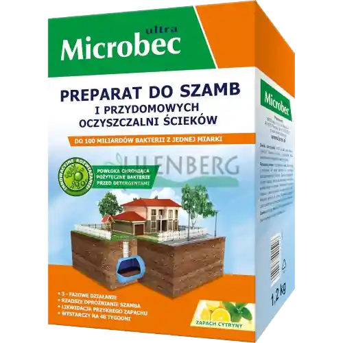 Tylko do końca tygodnia BROS - MICROBEC - ZESTAW MICROBEC ULTRA 1KG + MICROBEC WC BIO ŻEL 500ML