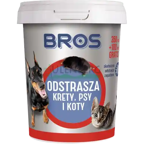 Zniżka BROS - ODSTARSZA KRETY, PSY I KOTY 350ML + 100ML GRATIS