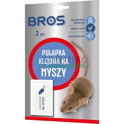 BROS - PUŁAPKA KLEJOWA NA MYSZY 2 SZT. Wybór klientów