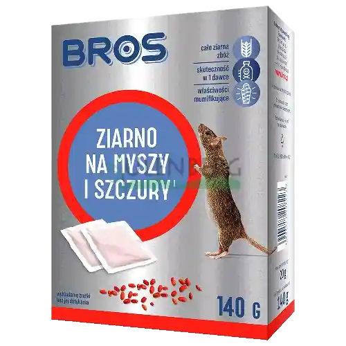 Wybór klientów BROS - ZIARNO NA MYSZY I SZCZURY 1KG 5 X DOYPACK 200G