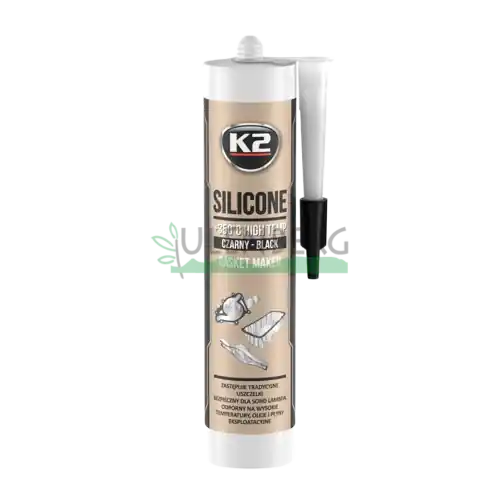 K2 SILIKON BLACK KART. 300G WYSOKOTEMP. 350C PŁYNNA USZCZELKA Super okazja