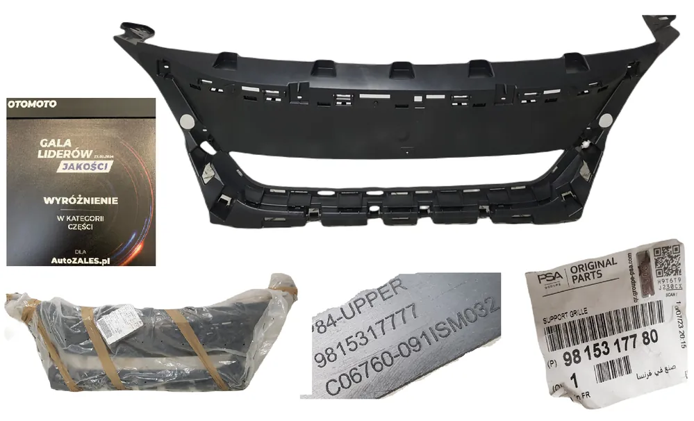 FABRYCZNIE NOWE ORYGINALNE WZMOCNIENIE ZDERZAKA PEUGEOT 3008 II 5008 II 16-25 PRZÓD 9815317777 9815317780 Oferta limitowana