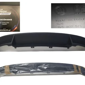 FABRYCZNIE NOWY ORYGINALNY SPOILER DYFUZOR ZDERZAKA TYLNEGO SKODA SUPERB III 3 SEDAN 15-24 3v5807521 Dostępne od ręki