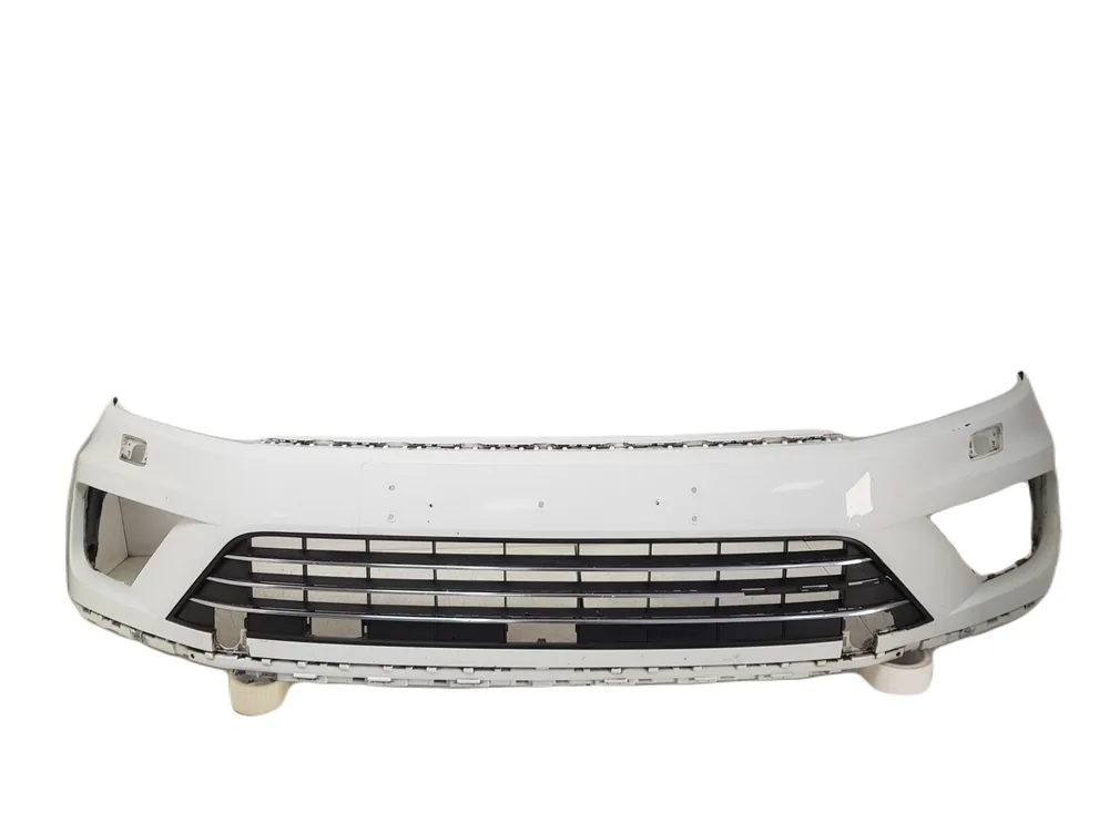 ZDERZAK PRZEDNI PRZÓD VW TOUAREG II 2 LIFT 14-18 7P6807221D PURE WHITE Szybka wysyłka