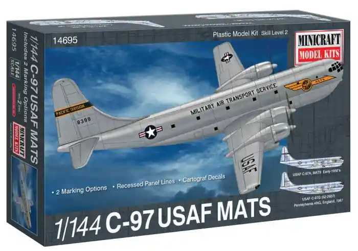 Super okazja Model plastikowy - Samolot C-97 USAF MATS - Minicraft