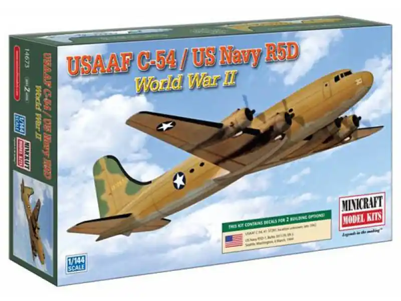 Oferta Model plastikowy - Samolot WW2 C54 USAAF/USN - Minicraft