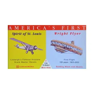 Model plastikowy - Samoloty America's First - Spirit of St Louis / Wright Flyer - Glencoe Models (2szt) Zamów teraz