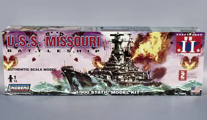 Wyprzedaż Model plastikowy Lindberg - Okręt wojenny USS Missouri