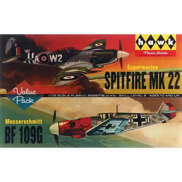 Modele plastikowe - Spitfire & Messerschmitt Me109 2-pak - Lindberg Oferta