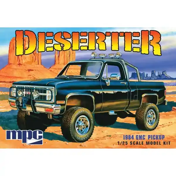 Model plastikowy - Samochód 1984 GMC Pickup (Black) - MPC Łatwy zwrot