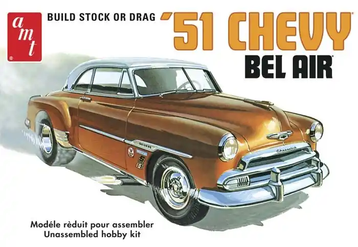 Model Plastikowy - Samochód 1:25 1951 Chevy Bel Air - AMT862 Okazja