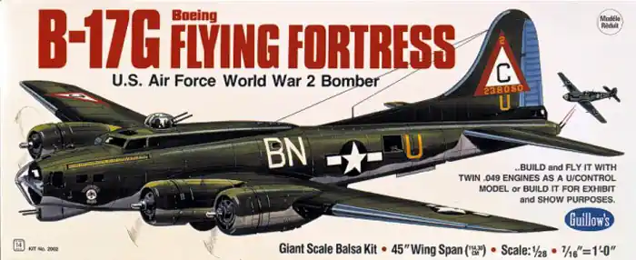 Boeing B-17G Flying Fortress [2002] - Samolot GUILLOWS Łatwy zwrot
