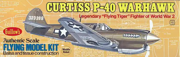 Curtiss P-40 Warhawk [501] - Samolot GUILLOWS Kup online