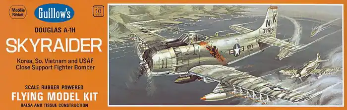 Douglas A-1H Skyraider [904] - Samolot GUILLOWS Tani