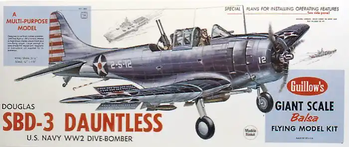 Douglas SBD-3 Dauntless [1003] - Samolot GUILLOWS Łatwy zwrot