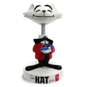 Figurka - 4" KAT Bobble Head (Red Jacket) - kot KAT z kiwającą głową - AMT Popularny