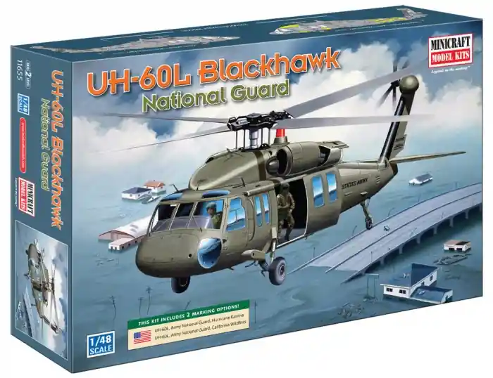 Wybór klientów Model plastikowy - Śmigłowiec UH-60L National Guard - Minicraft