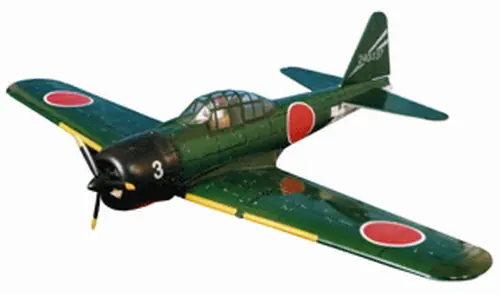 Samolot A6M5 Zero (klasa .46 EP-GP)(wersja zielona) ARF - VQ-Models Hit sprzedaży