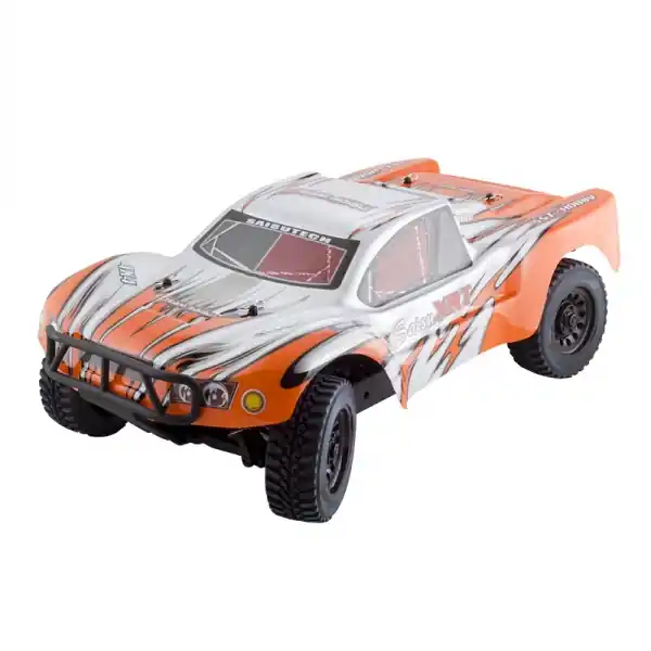 Auto elektryczne SHORT COURSE 1:10 Off-Road (srebrno-pomarańczowy) - zestaw CSW - SST Zamów dziś