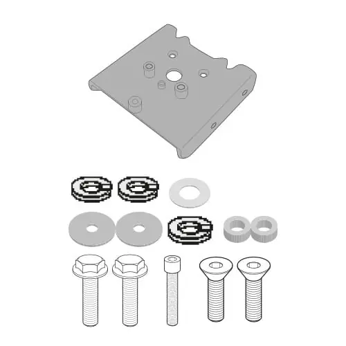 Nie przegap Givi 6421KIT Zestaw montażowy stelaża bocznego Triumph Tiger Sport 660 (22-25) / 800 (25)