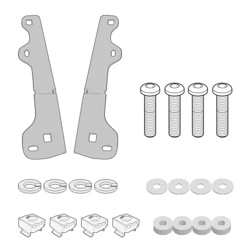 Bezpieczna płatność Givi D5129KIT Mocowanie szyby D5127S / D5127ST / AF5127 BMW F 750 GS (18-23) / F 800 GS (24-25)