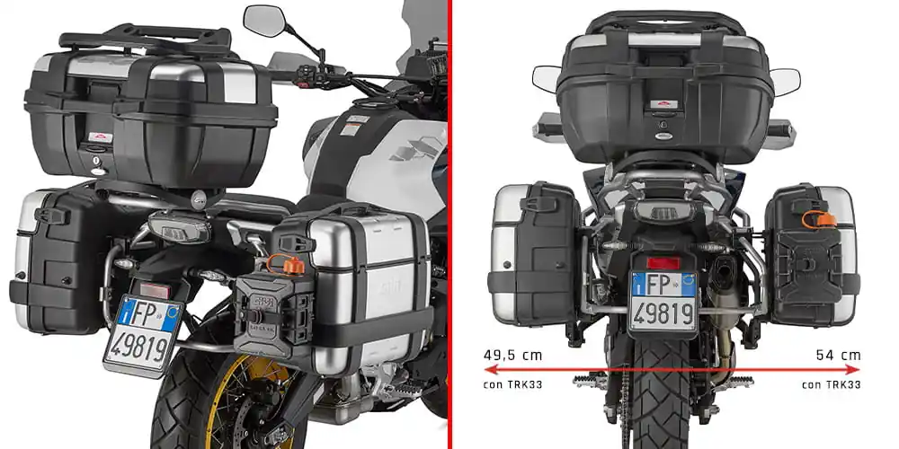 Popularny Givi PL9228 Stelaż kufrów bocznych CFMOTO 700 MT ADV (25)