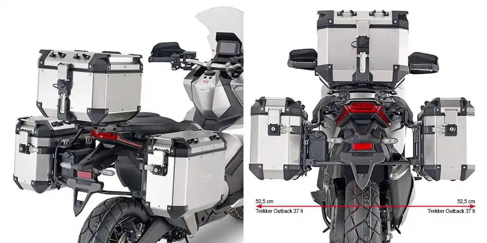 Kup online Givi PLO1188CAM Stelaż kufrów bocznych Honda X-Adv 750 (21-25) MONOKEY CAM-SIDE