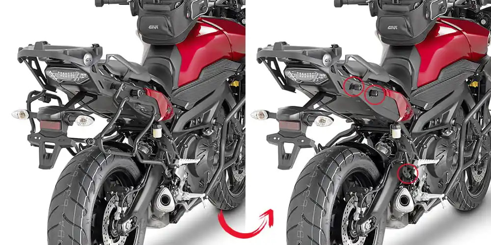 Givi PLXR2122 Stelaż kufrów bocznych Yamaha MT-09 Tracer (15-17), MONOKEY SIDE, RAPID Dodaj do koszyka