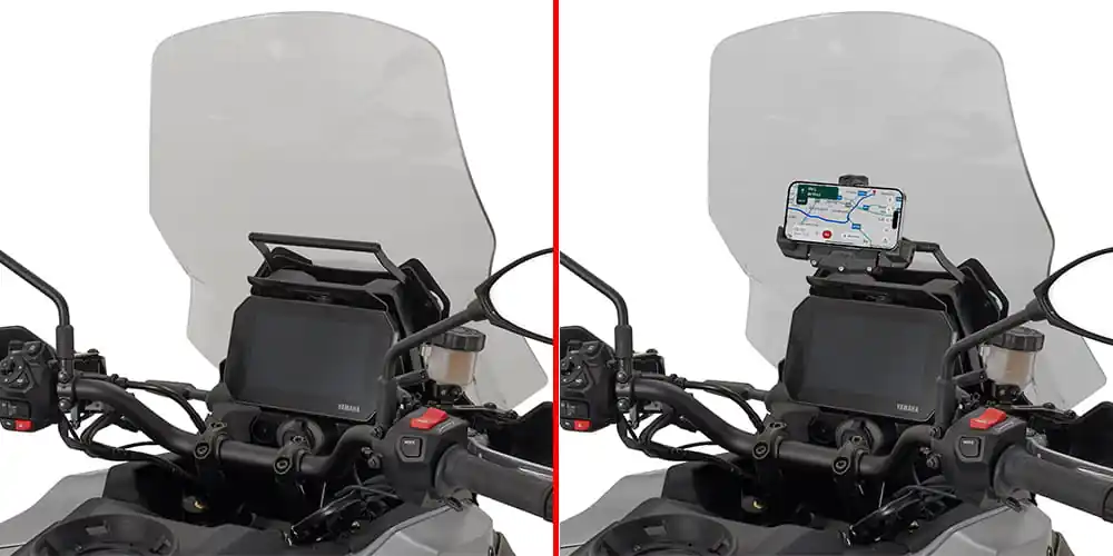 Oferta czasowa Kappa KFB2171 Poprzeczka na uchwyt GPS Yamaha Tracer 9 GT / GT+ (25)