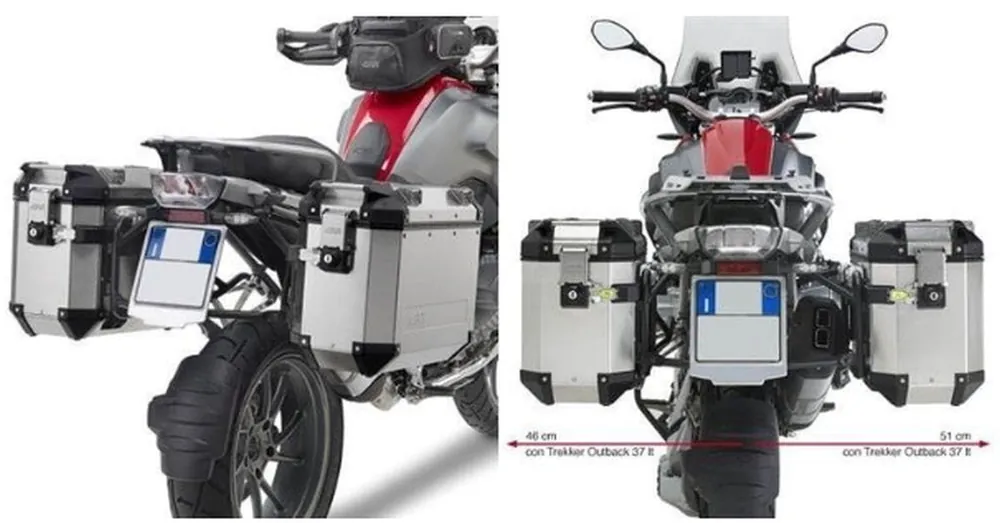 Obniżka ceny Kappa KL5108CAM Stelaż kufrów bocznych BMW R 1200 GS/Adventure / R 1250 GS/Adventure - MONOKEY CAM-SIDE