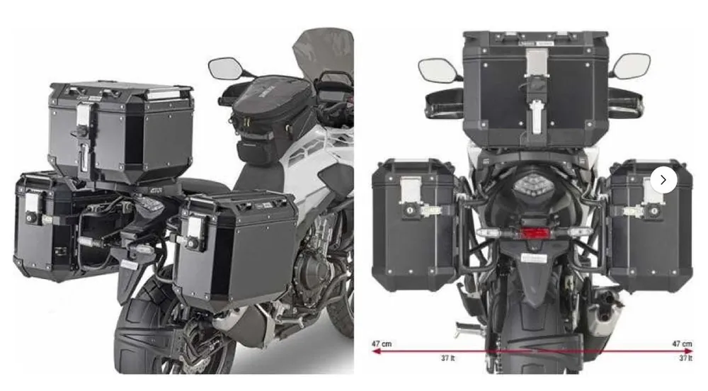 Nowość Kappa KLO1171CAM Stelaż kufrów bocznych Honda CB 500 X (19-23) / NX 500 (24-25) MONOKEY CAM-SIDE