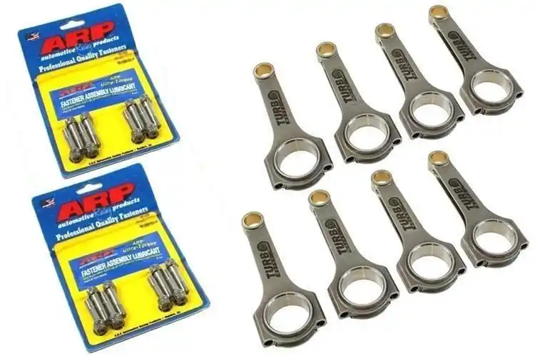 Nowy Kute korbowody Chevrolet LS1 LS6 SBC 155.6mm H-Beam AISI 4340 (67-74)