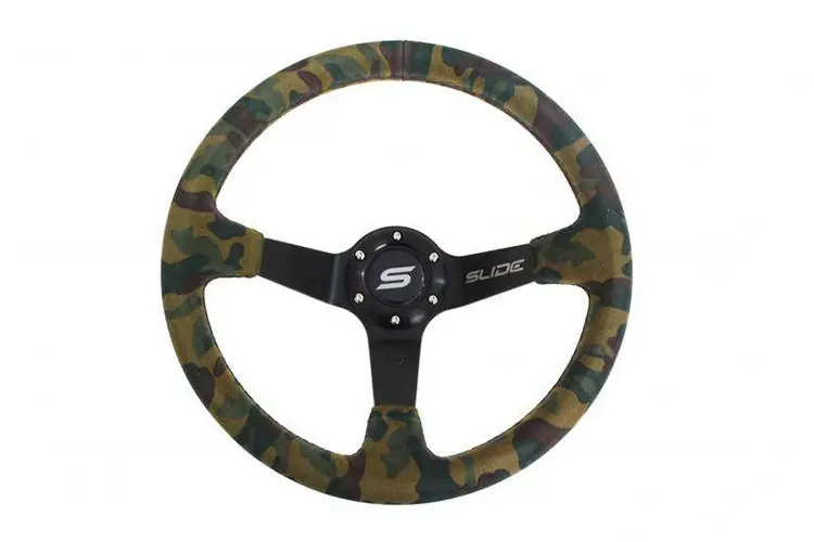 Oferta Kierownica SLIDE 350 mm camo zamszowa offset 80 mm