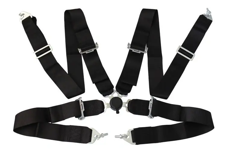 Cena promocyjna Pasy sportowe 4-punktowe 3" czarne – Quick