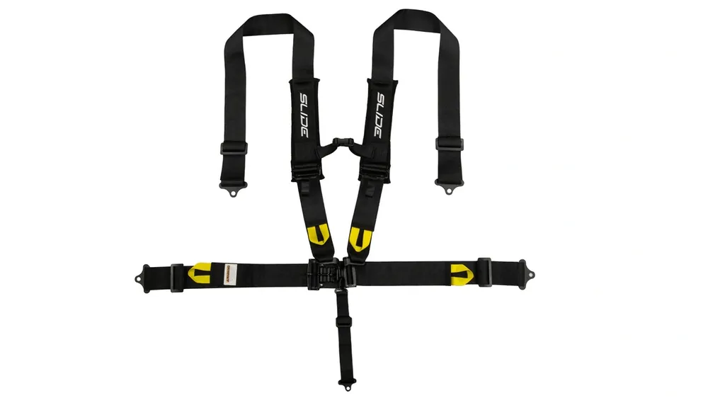 Wysoka jakość Pasy sportowe SLIDE V2 czarne 5p 3" offroad