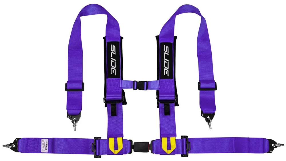 Nowy Pasy sportowe SLIDE V2 fioletowe 4p 3" E4