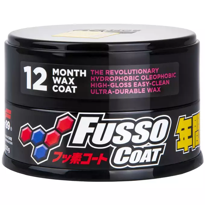 Ostatnia szansa SOFT99 New Fusso Coat 12 Months DARK Wax – syntetyczny wosk o trwałości do 12 miesięcy 200g