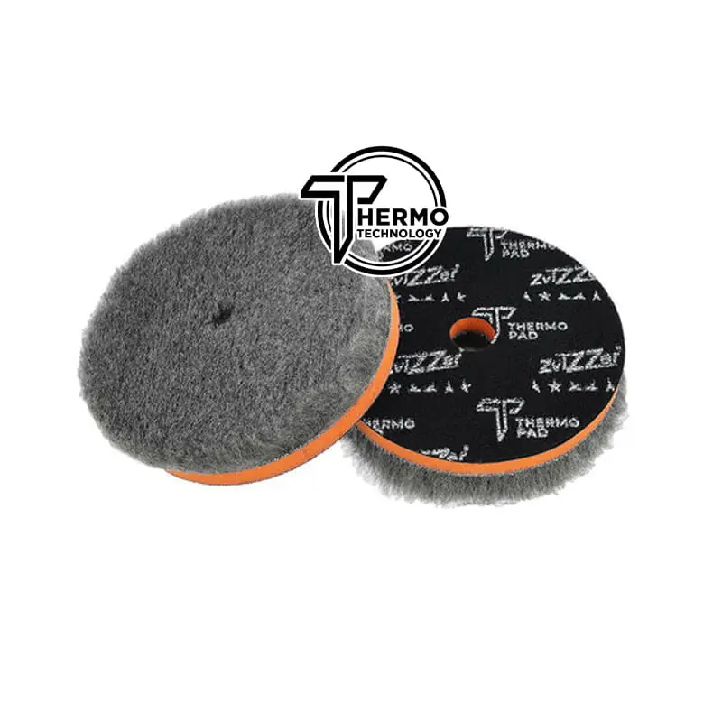 ZviZZer Thermo Nano Wool Pad Anthrazit 130/25/130mm - futro polerskie pod maszynęRotacyjną Łatwy zwrot