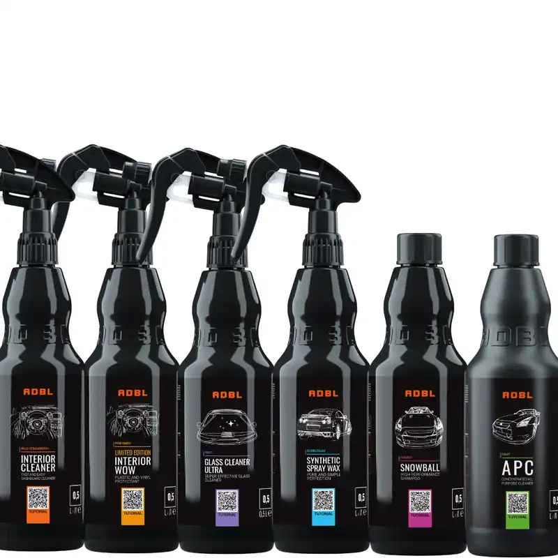 Tylko do końca tygodnia ADBL zestaw do pielęgnacji auta rozszerzony! 6x500ml