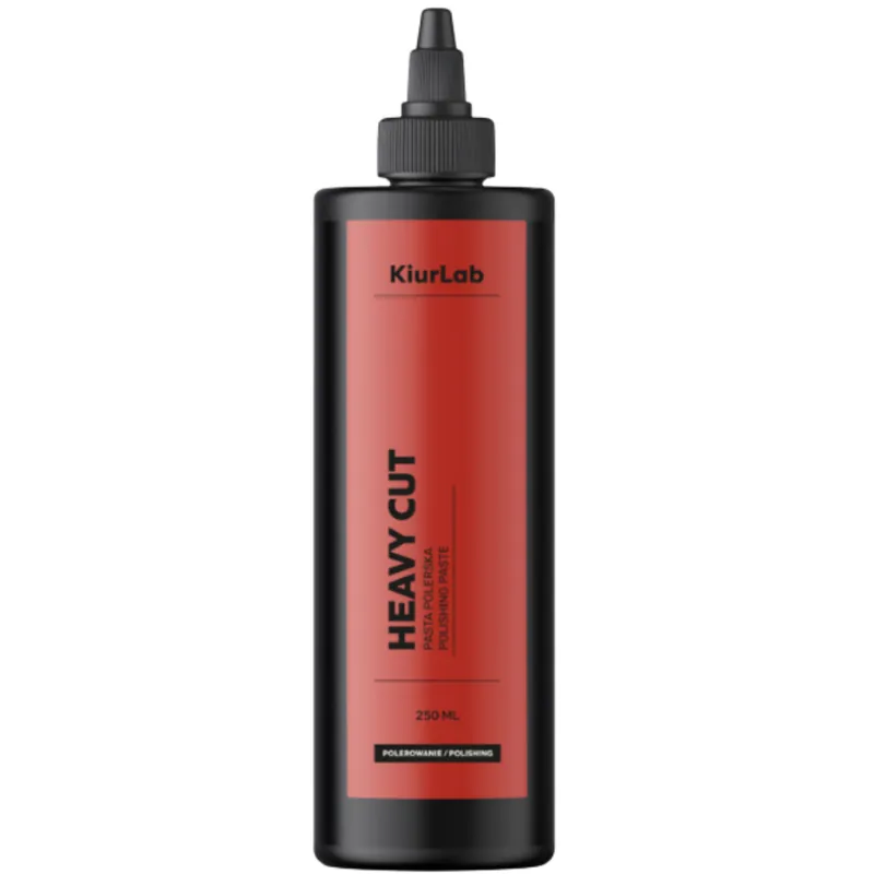 KiurLab Heavy Cut 250ml - pasta polerska mocno ścierna, Wysoka Siła cięcia Nowość