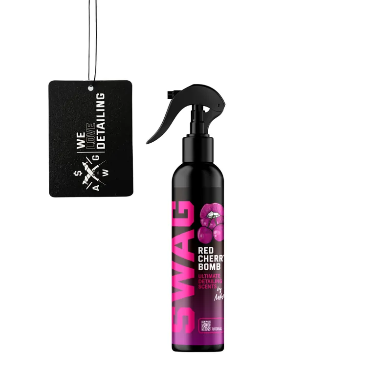 Wyjątkowa oferta Swag Red Cherry Bomb 150ml - zapach samochodowy czerwona wiśnia + zawieszka