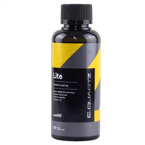 CarPro CQuartz LITE 150 ml - Powłoka Ceramiczna , prosta aplikacja, Trwałość powyżej 6 miesięcy Wysoka jakość