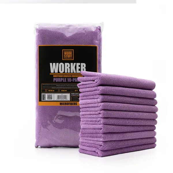 Darmowa dostawa Work Stuff Worker 10 - PackPurple - zestaw mikrofibr bezszwowych