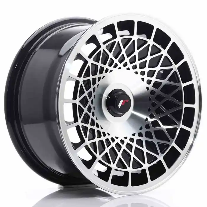 Kup teraz JR Wheels JR14 15x8 ET20-25 Blank Gloss Black Machined Face