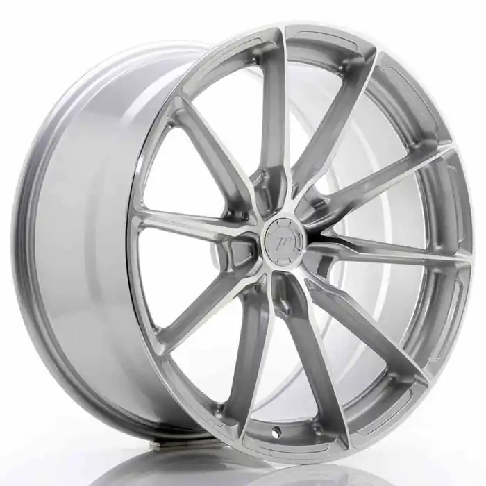 JR Wheels JR37 20x10 ET20-45 5H BLANK Silver Machined Face Tani