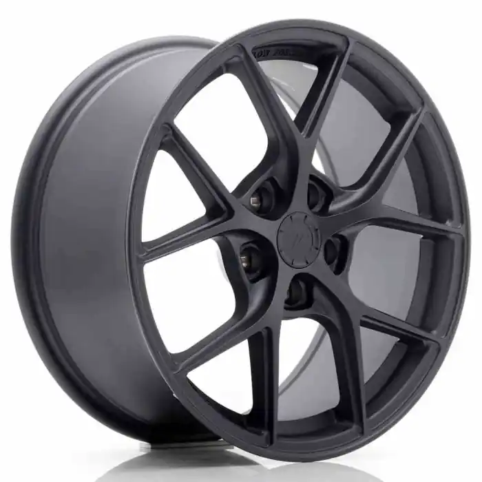 Premium JR Wheels SL01 17x8 ET35 5x100 Matt Gun Metal