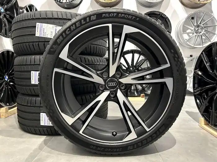 Oryginalne koła letnie 20 5x112 Audi A6 C8 A7 4K Michelin Łatwy zwrot