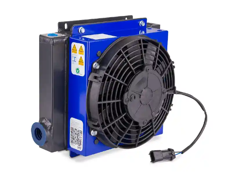 Chłodnica powietrzna oleju HY016.1-02A-1615-0K (12VDC - Termostat 60 st.C) Bestseller